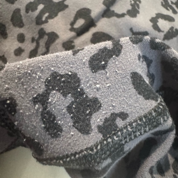 Athleta Black and Gray Animal Print Leggings - Picture 4 of 5